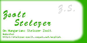 zsolt stelczer business card